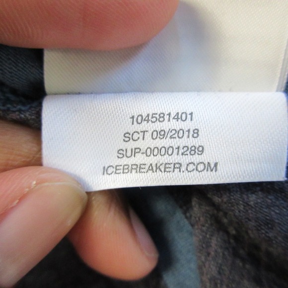 Icebreaker Merino Cool Lite T-Shirt Men M Blue Wool Short Sleeve Base Layer 132 - Picture 5 of 10